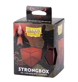 Dragon Shield Deck Box:  Strongbox: Clear Red