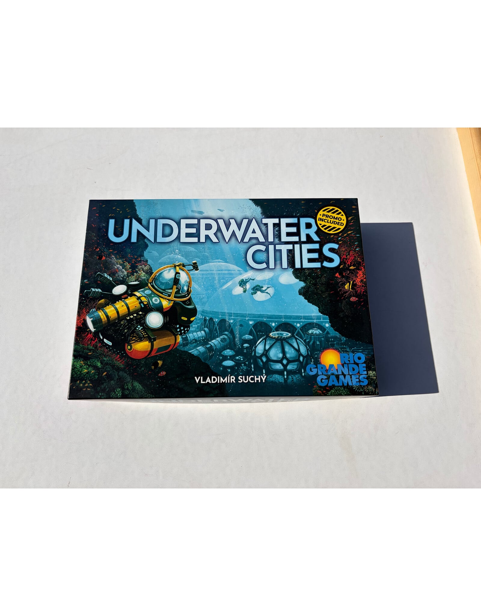 Rio Grande Games Underwater Cities (USED) Promo Included (Unpunched)