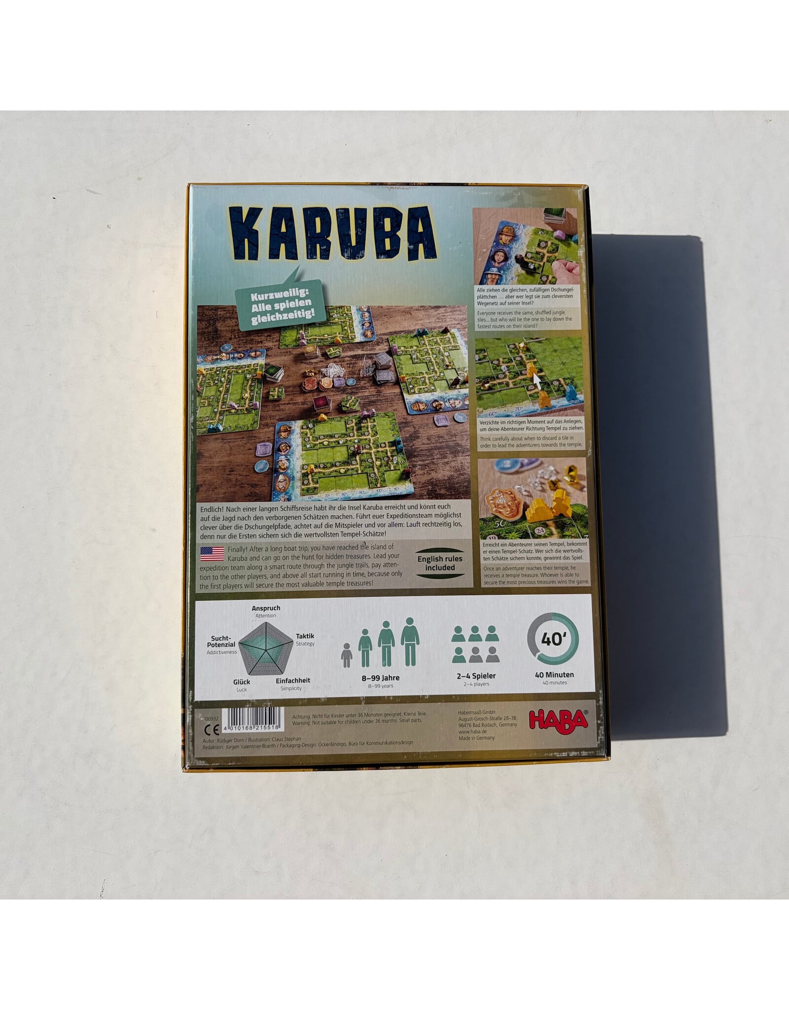 Haba Karuba (USED) English/German second edition (2016)