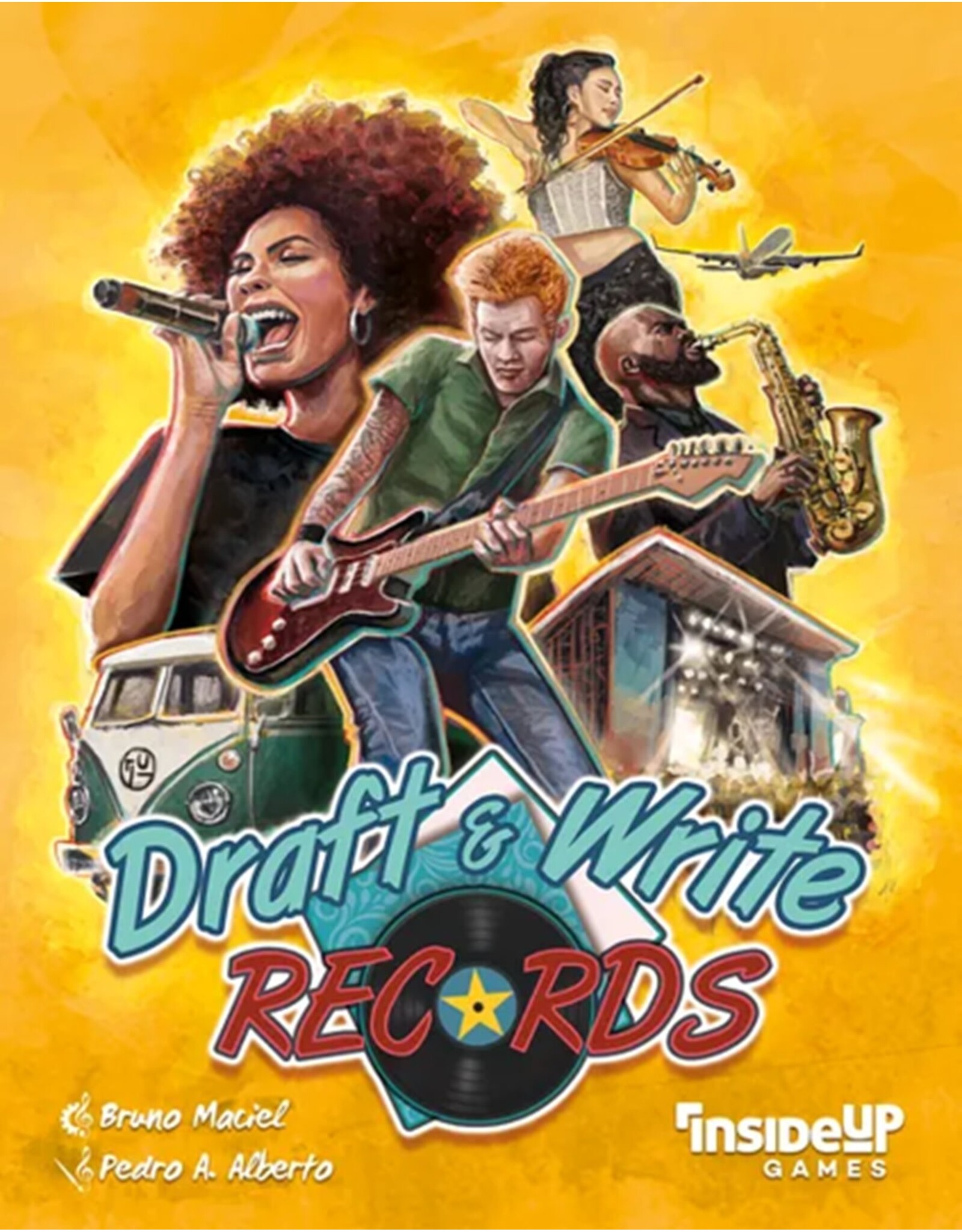 InsideUP Games Draft and Write Records (NIS) Fully Sleeved with Errata Pack