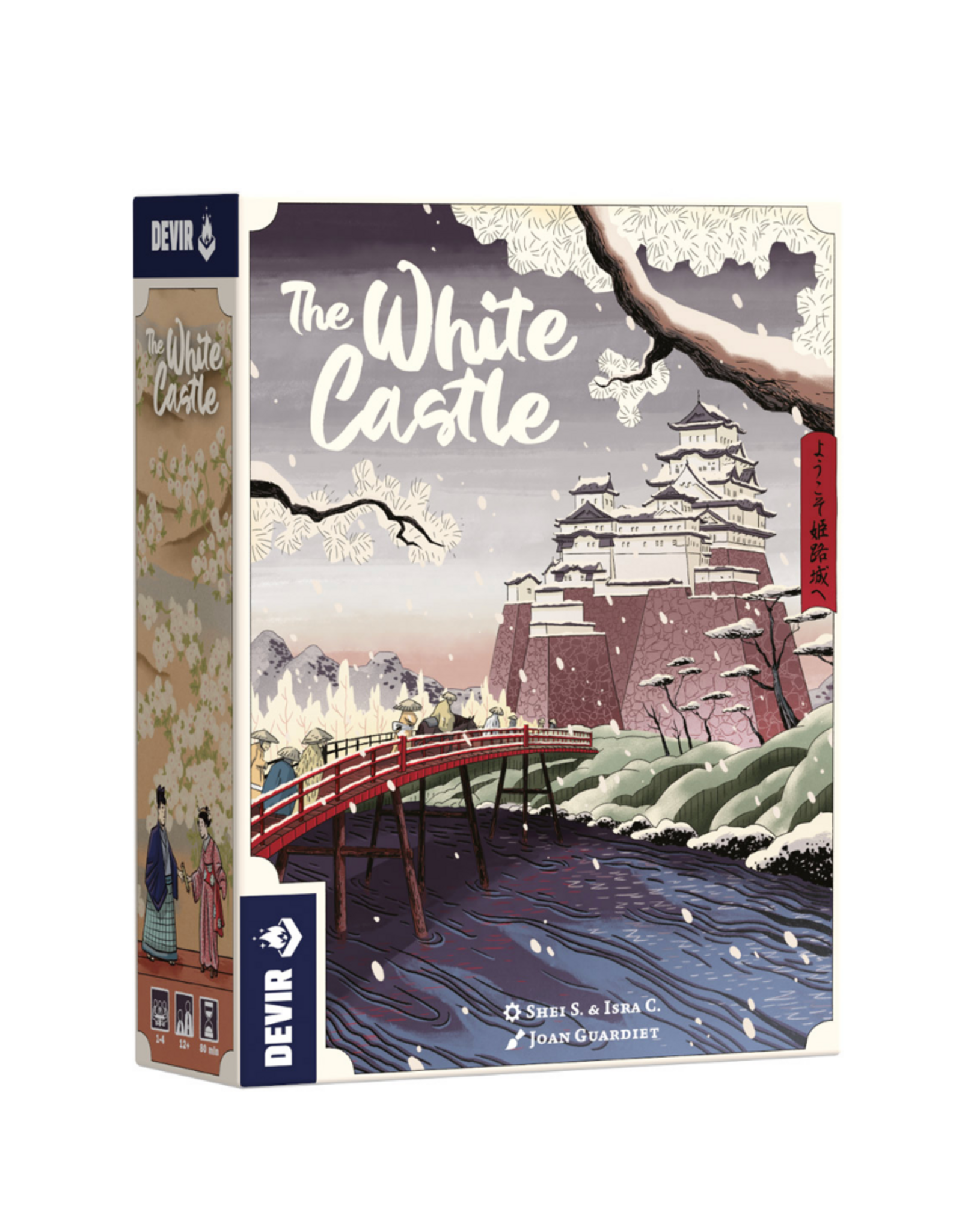 Devir The White Castle Bundle (2023) NIS Board Game with Sleeves, and Matcha expansion