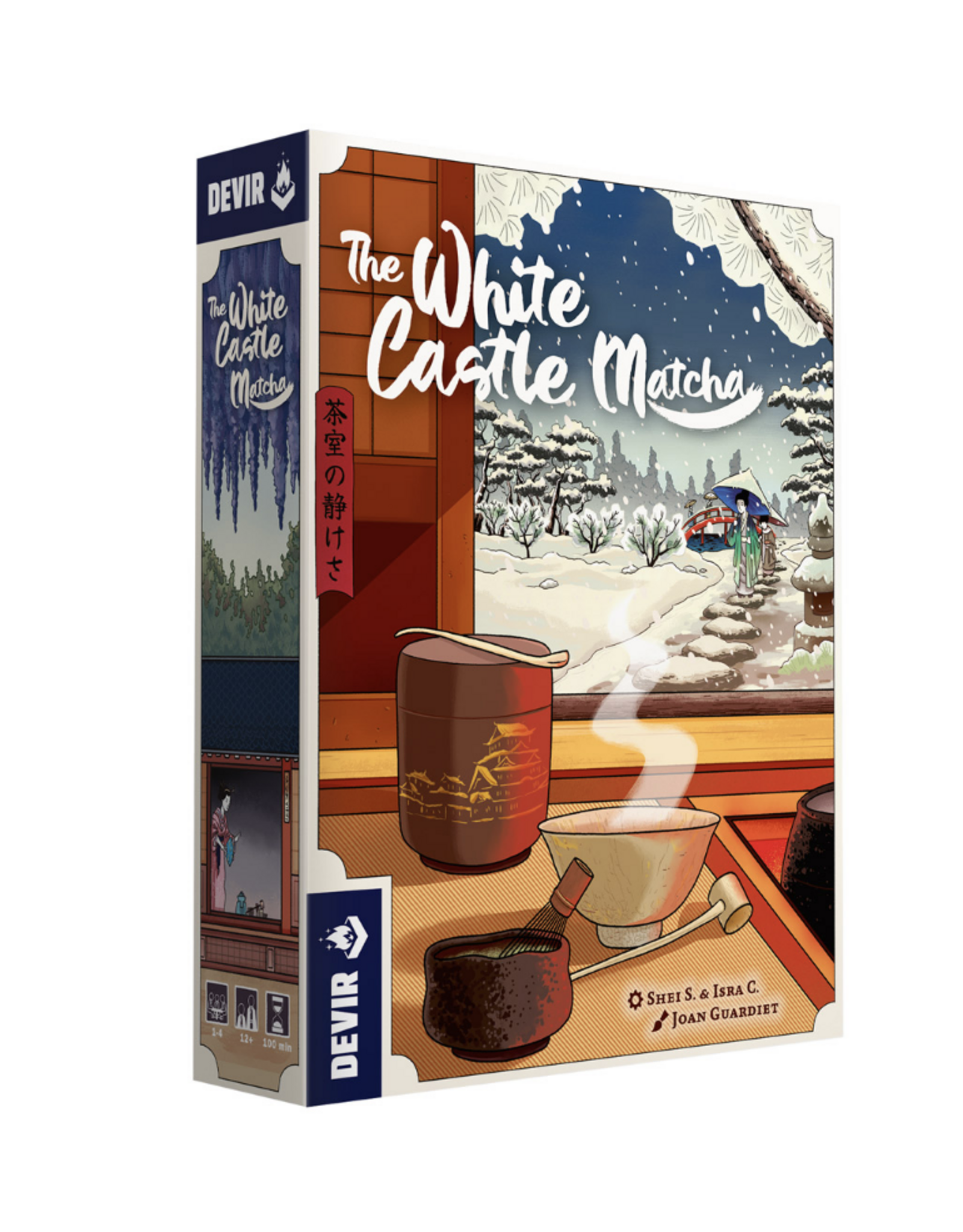 Devir The White Castle Bundle (2023) NIS Board Game with Sleeves, and Matcha expansion