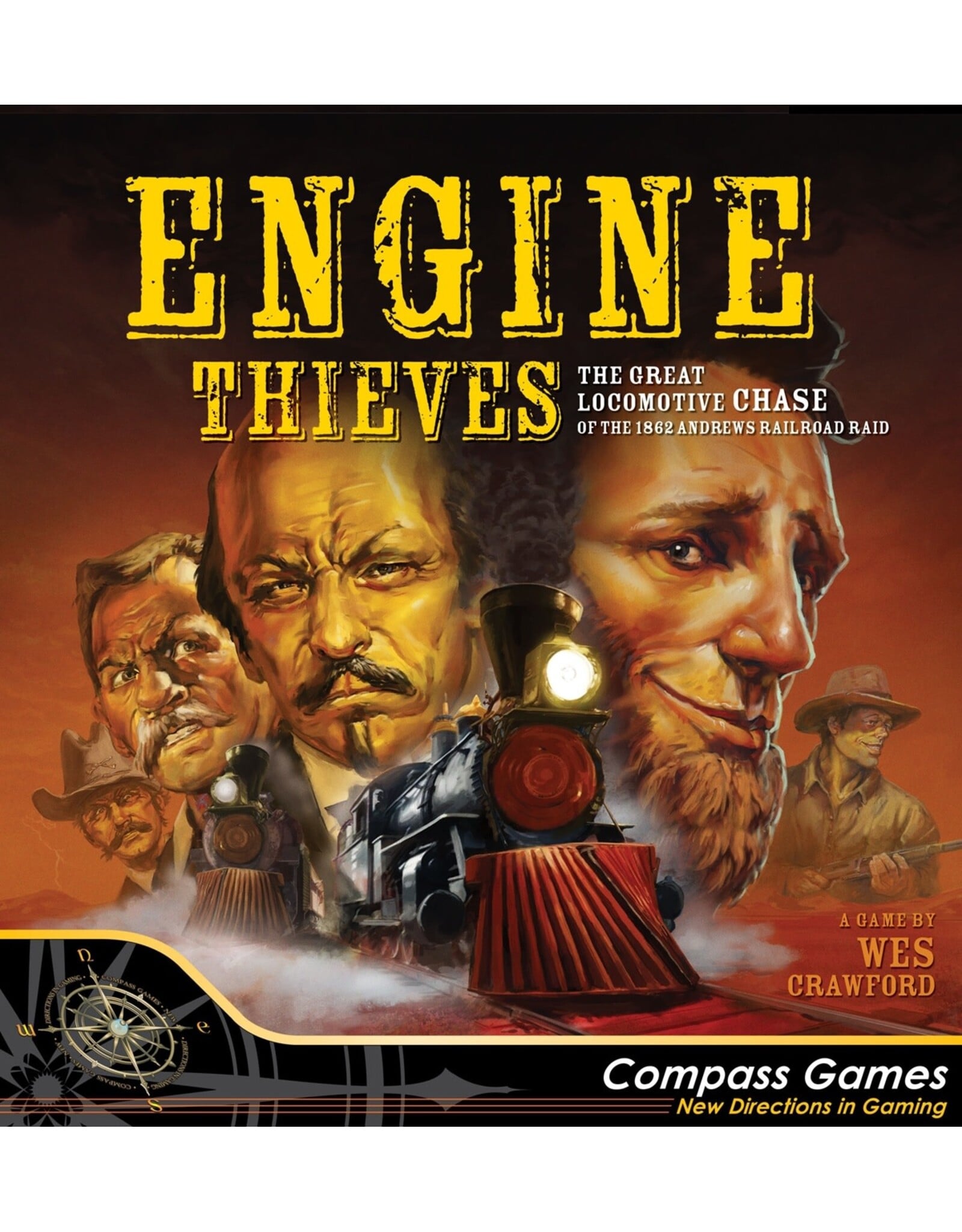 Compass Games Engine Thieves: The Andrews Railroad Raid of 1862 (NIS) Fully Sleeved