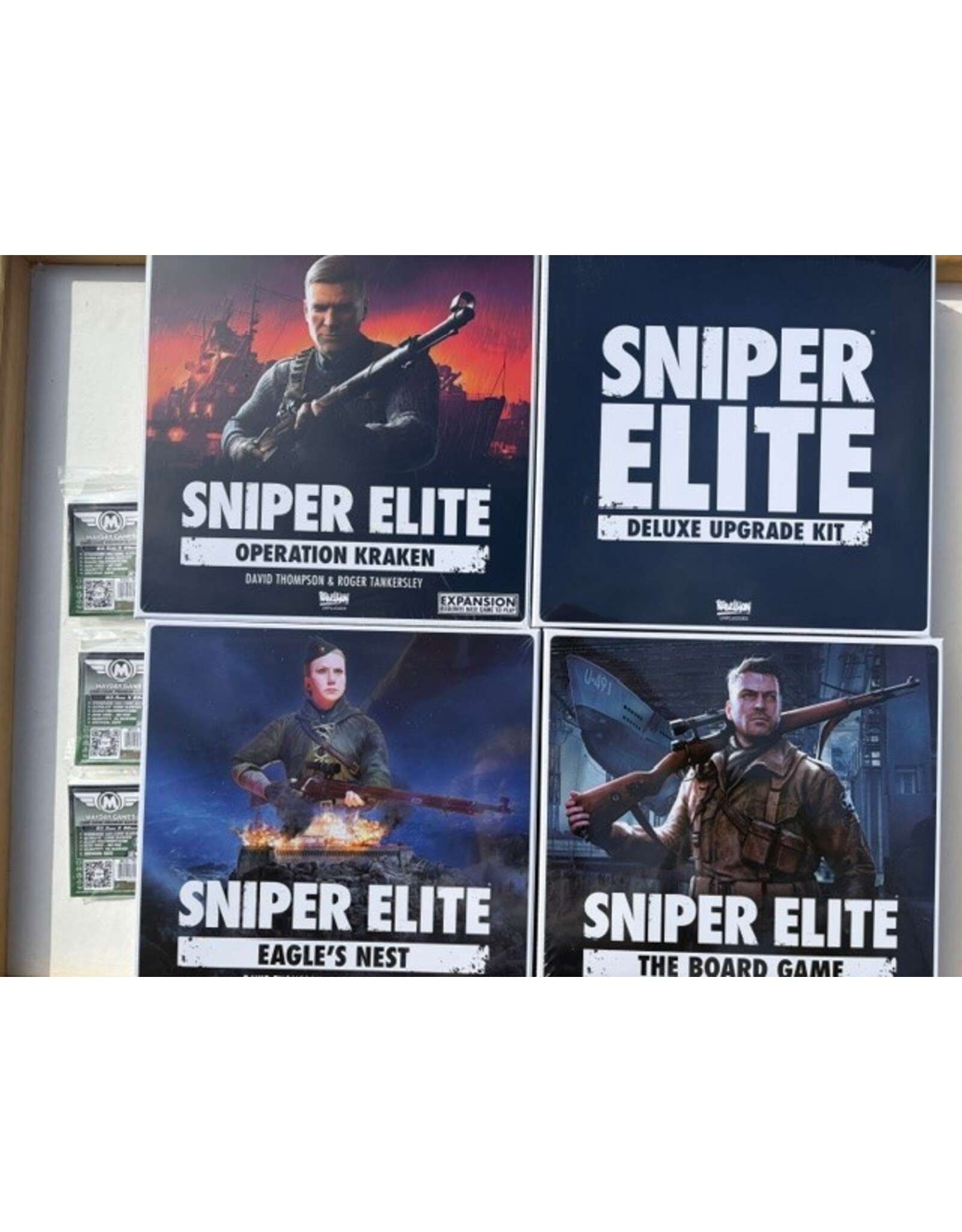 Rebellion Unplugged Sniper Elite Bundle, Includes Base Game + Eagle's nest + Operation Kraken + Deluxe Upgrade Kit (NIS) Fully Sleeves