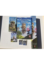 Capstone Games Wandering Towers (2022) Bundle With Base Game + Playmats + Mini Spell 1 Expansion +The Magic Tower (NIS) Fully Sleeved