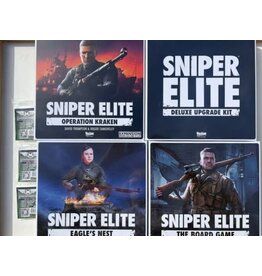 Rebellion Unplugged Sniper Elite Bundle, Includes Base Game + Eagle's nest + Operation Kraken + Deluxe Upgrade Kit (NIS) Fully Sleeved