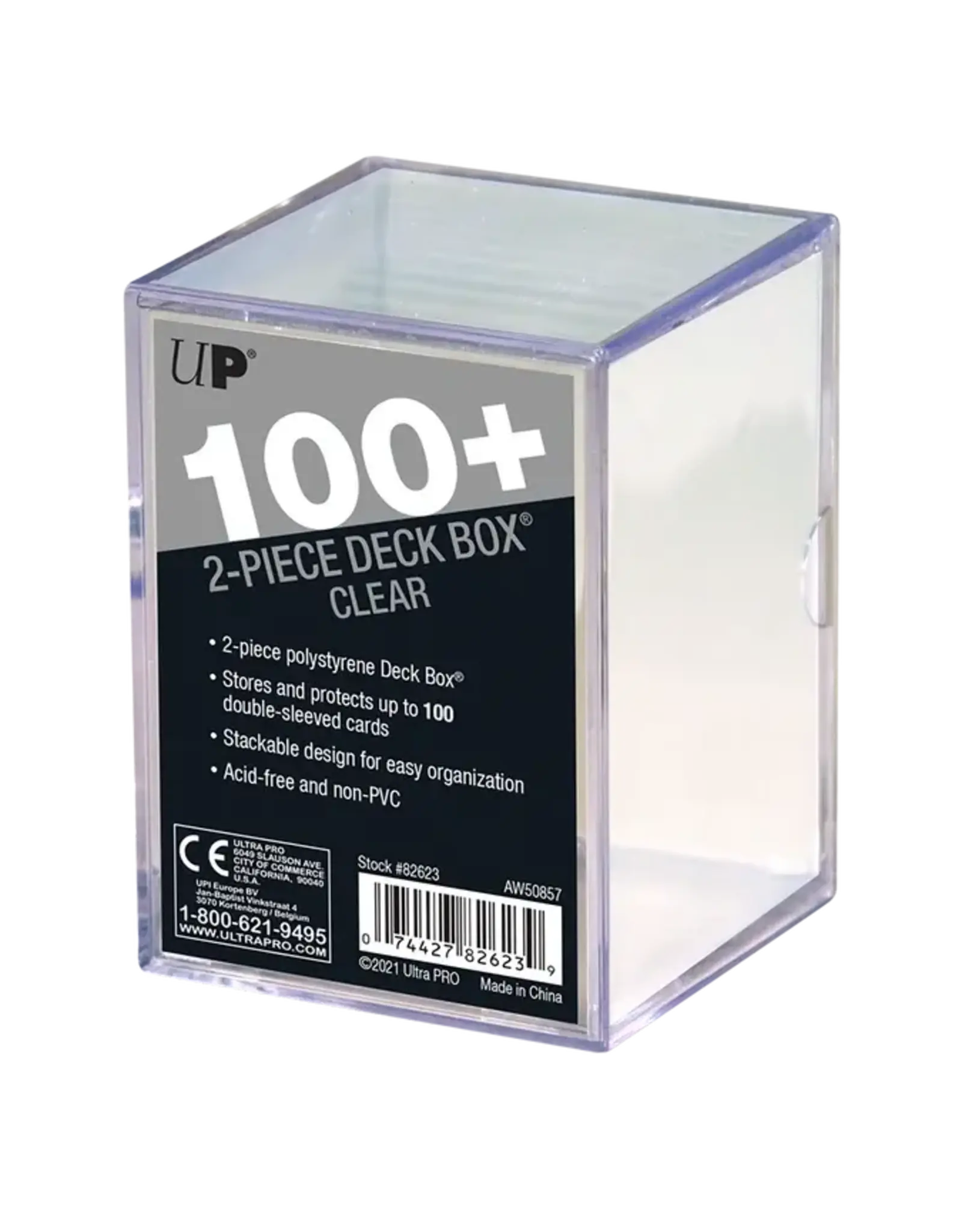 Ultra Pro 2-Piece Clear 100+ DECK BOX®