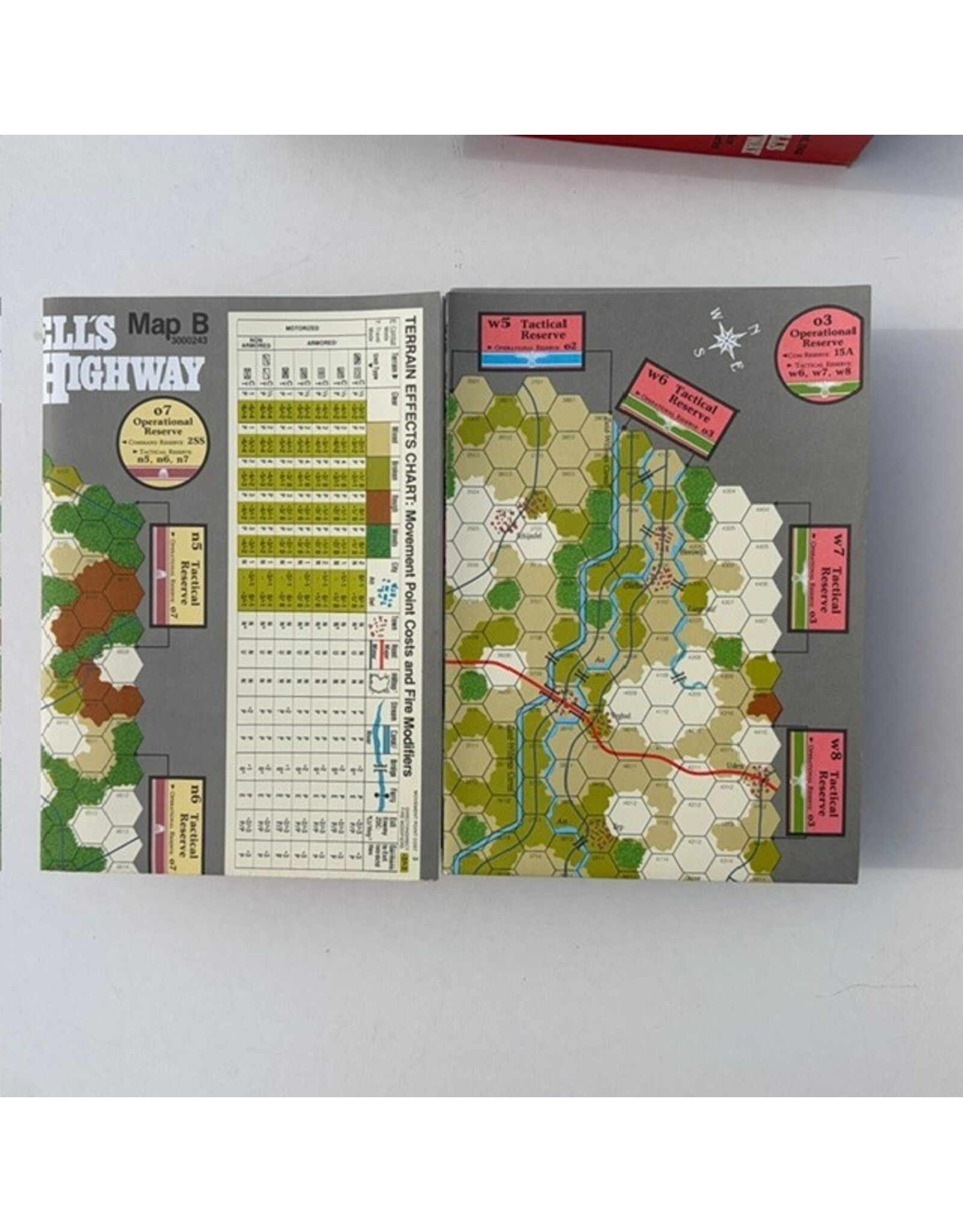 Avalon Hill Game Company Hell's Highway: Operation Market Garden (1983) (USED) (Unpunched)