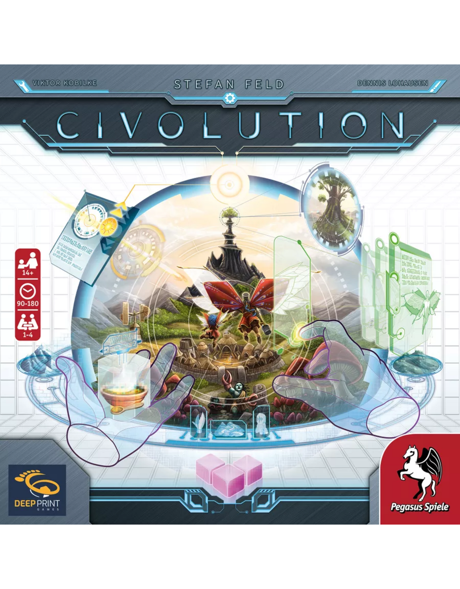 Pegasus Spiele Civolution (2024) Bundle Base Game + Acceptance Letter New Fully Sleeved