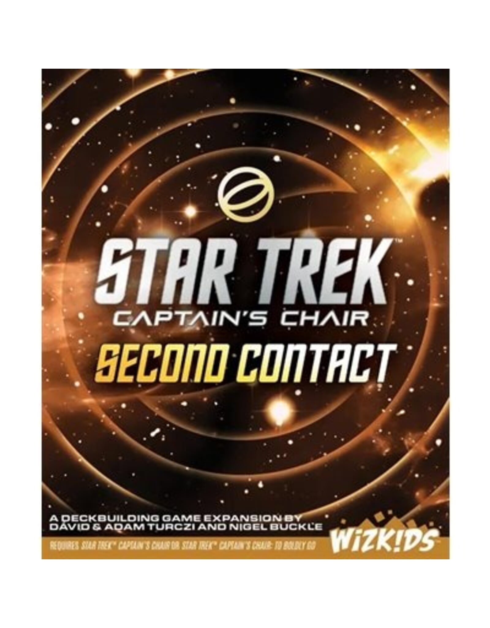 WizKids Star Trek: Captain's Chair – To Boldly Go (2026) Bundle, Includes To Boldly Go Base Game + Second Contact + Promo Pack 2 NIS Sleeves Included