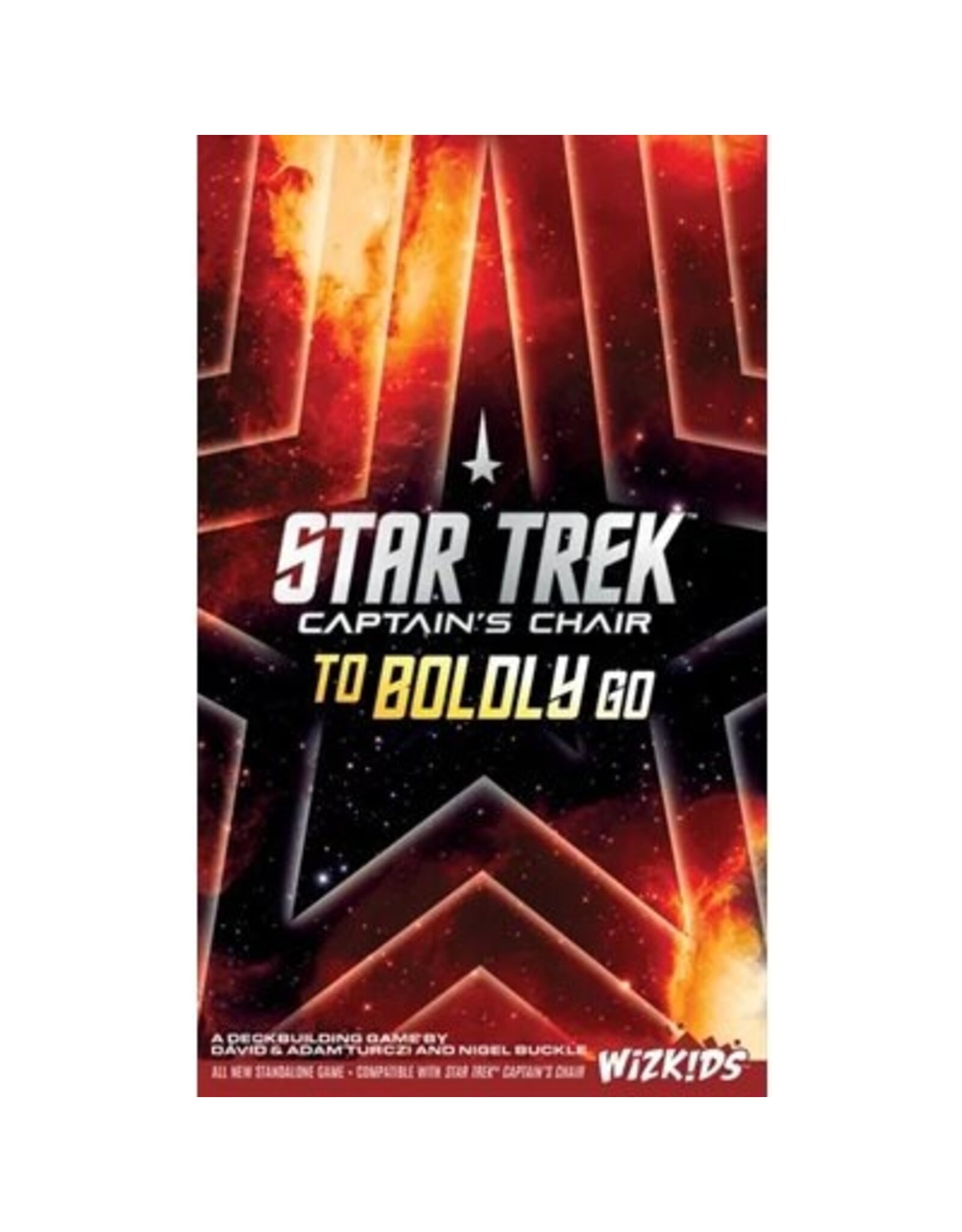 WizKids Star Trek: Captain's Chair – To Boldly Go (2026) Bundle, Includes To Boldly Go Base Game + Second Contact + Promo Pack 2 NIS Sleeves Included