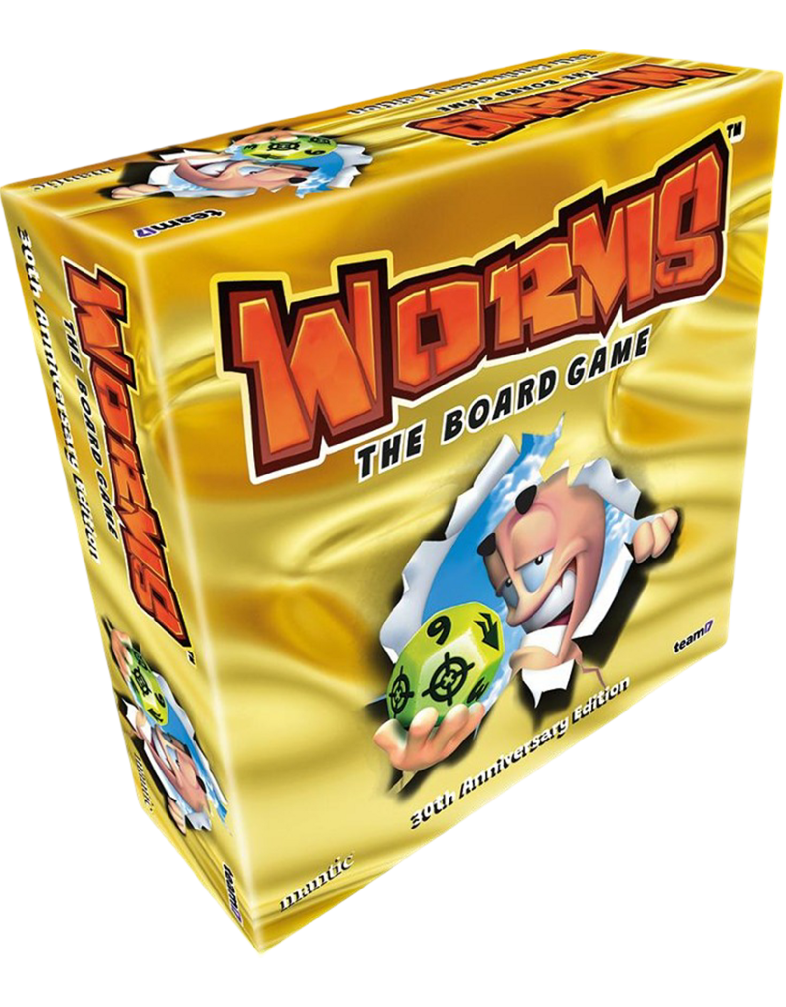 Mantic Games Worms: The Board Game (2026) 30th Anniversary Edition NIS Fully Sleeved