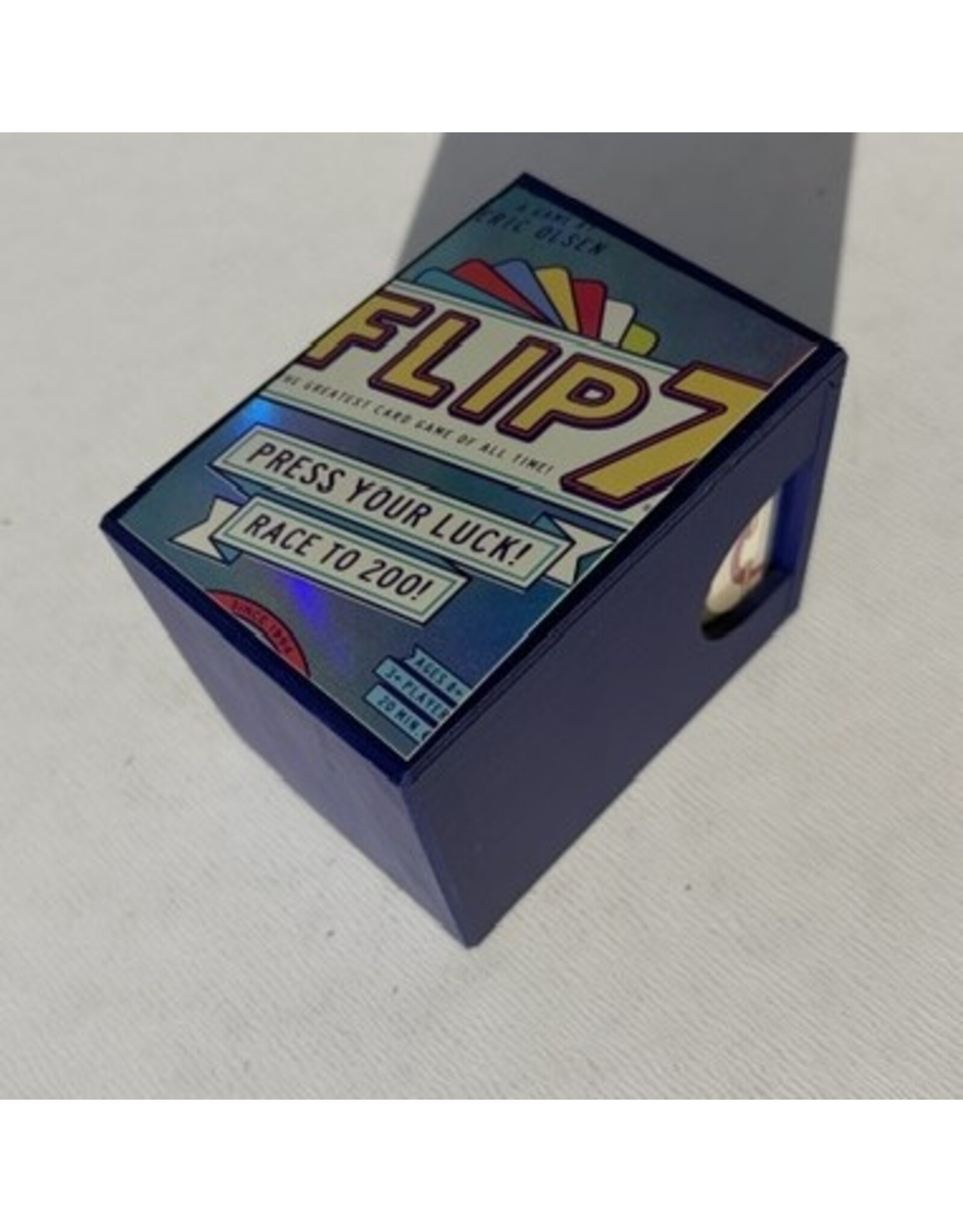 the op games Flip 7 (2024) NIS Board Game + Standard Card Game Card Sleeves 100 pack (63.5x88mm)  MDG-7041