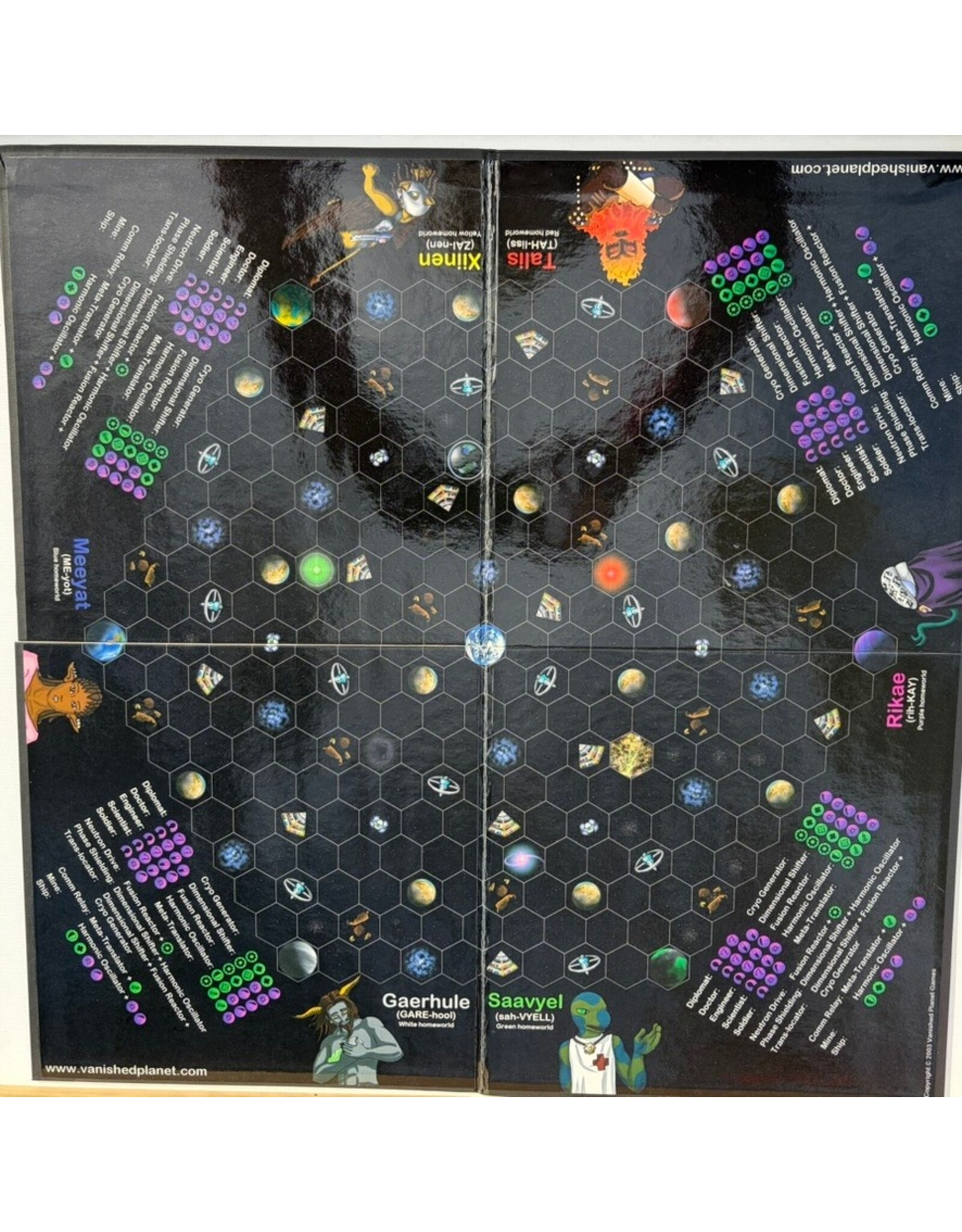 Vanished Planet Games Vanished Planet ‐ Games Magazine Award Winner Edition (2003) (USED) Includes Part of the Free to Print Expansion