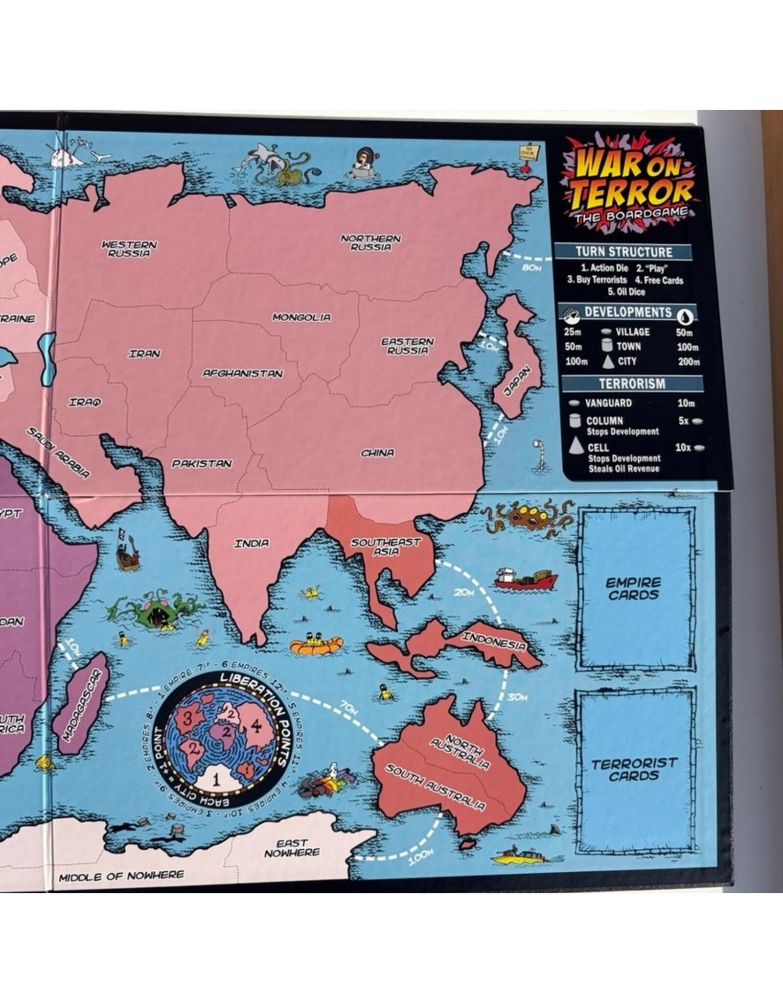 Terror Bull Games War on Terror: The Boardgame ‐ second edition (2010) (USED)