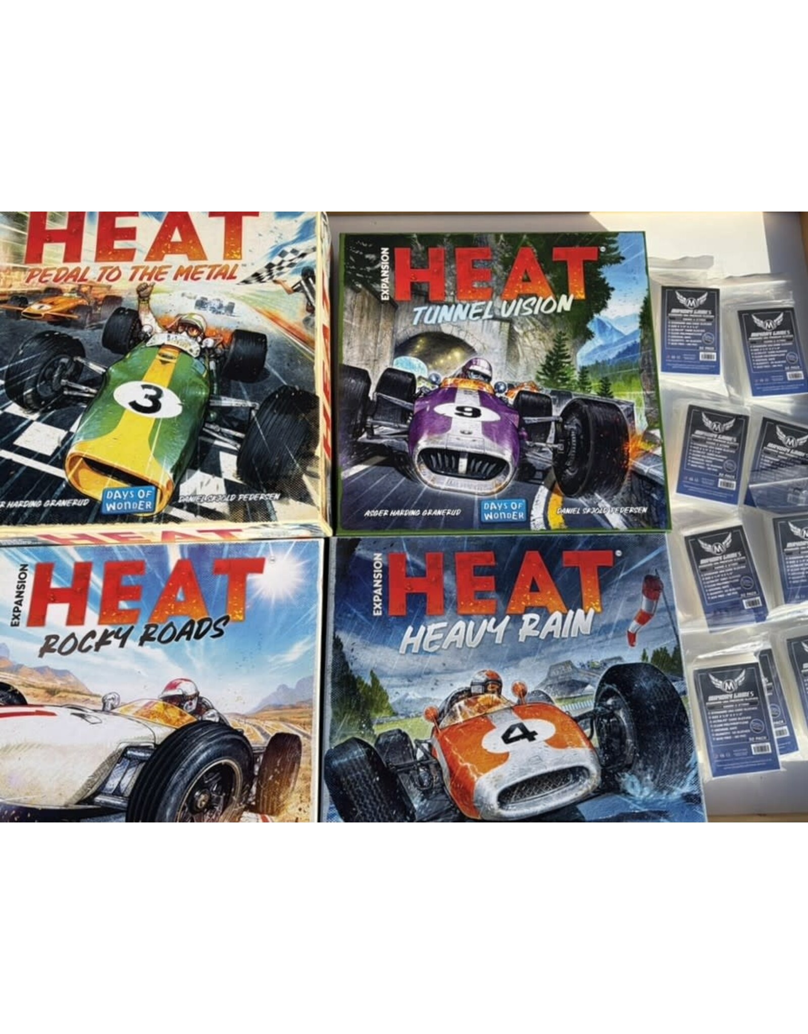 Days of Wonder Heat: Pedal to the Metal (2022) Base Game + Heavy Rain + Rocky Roads + Tunnel Vision