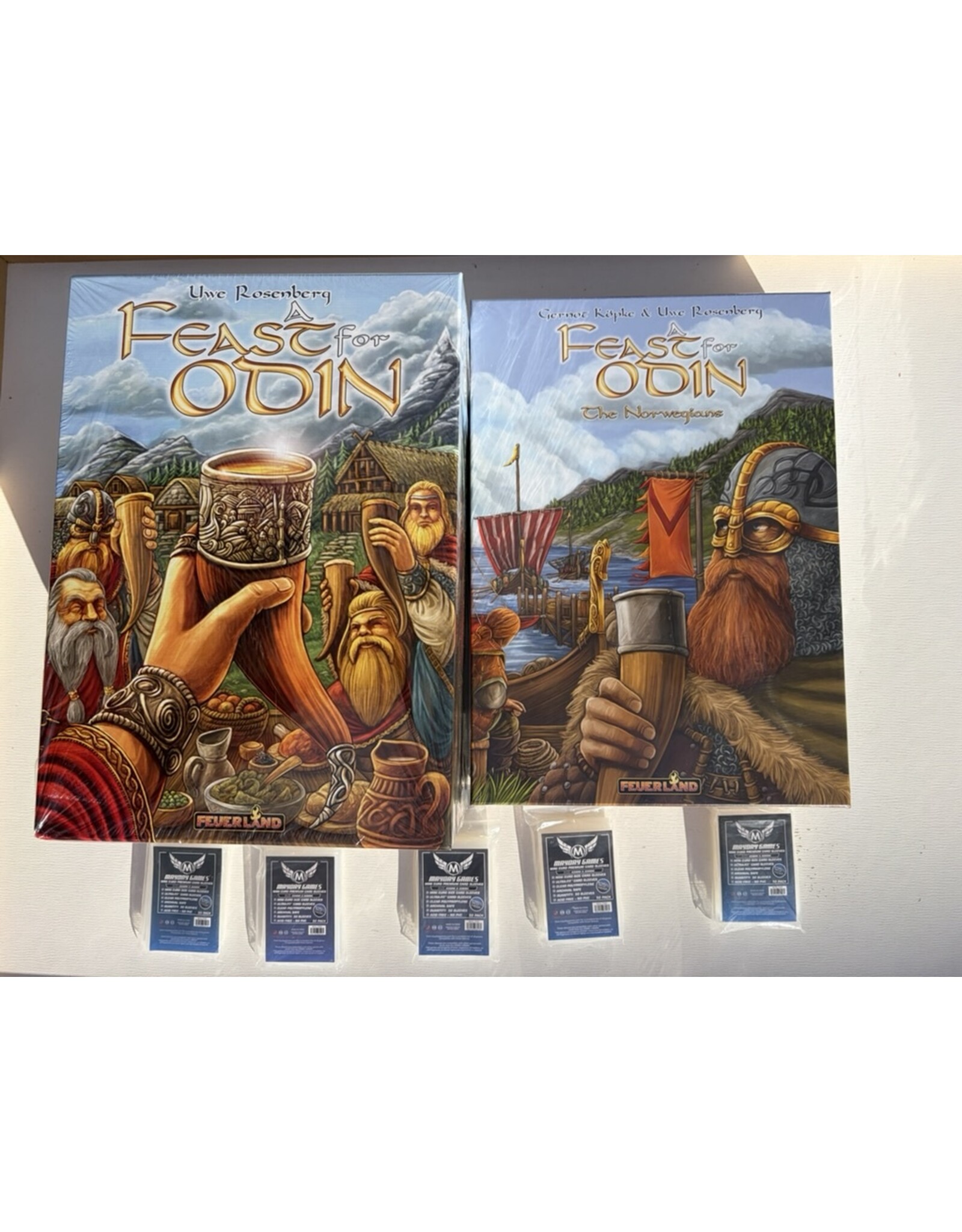 Fuerland A Feast for Odin Bundle (2023) Base Game + The Norwegians NIS With Sleeves