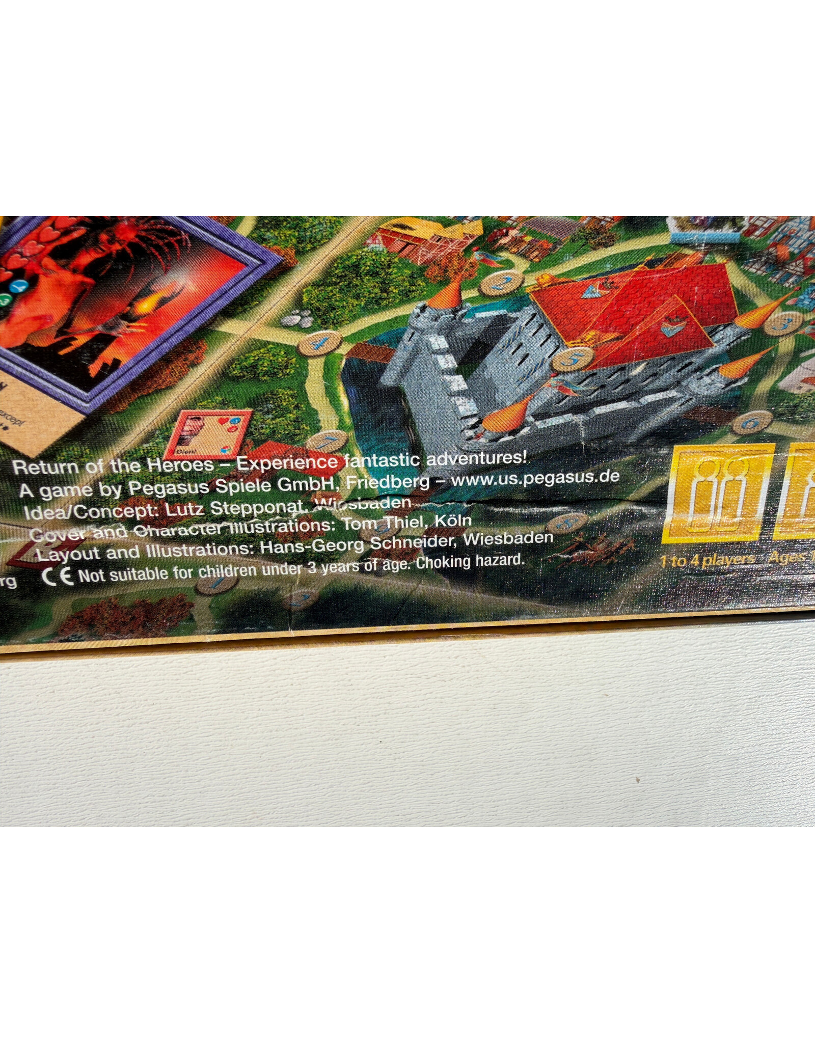 Pegasus Press Return of the Heroes + Under the Shadow of the Dragon expansion (USED)