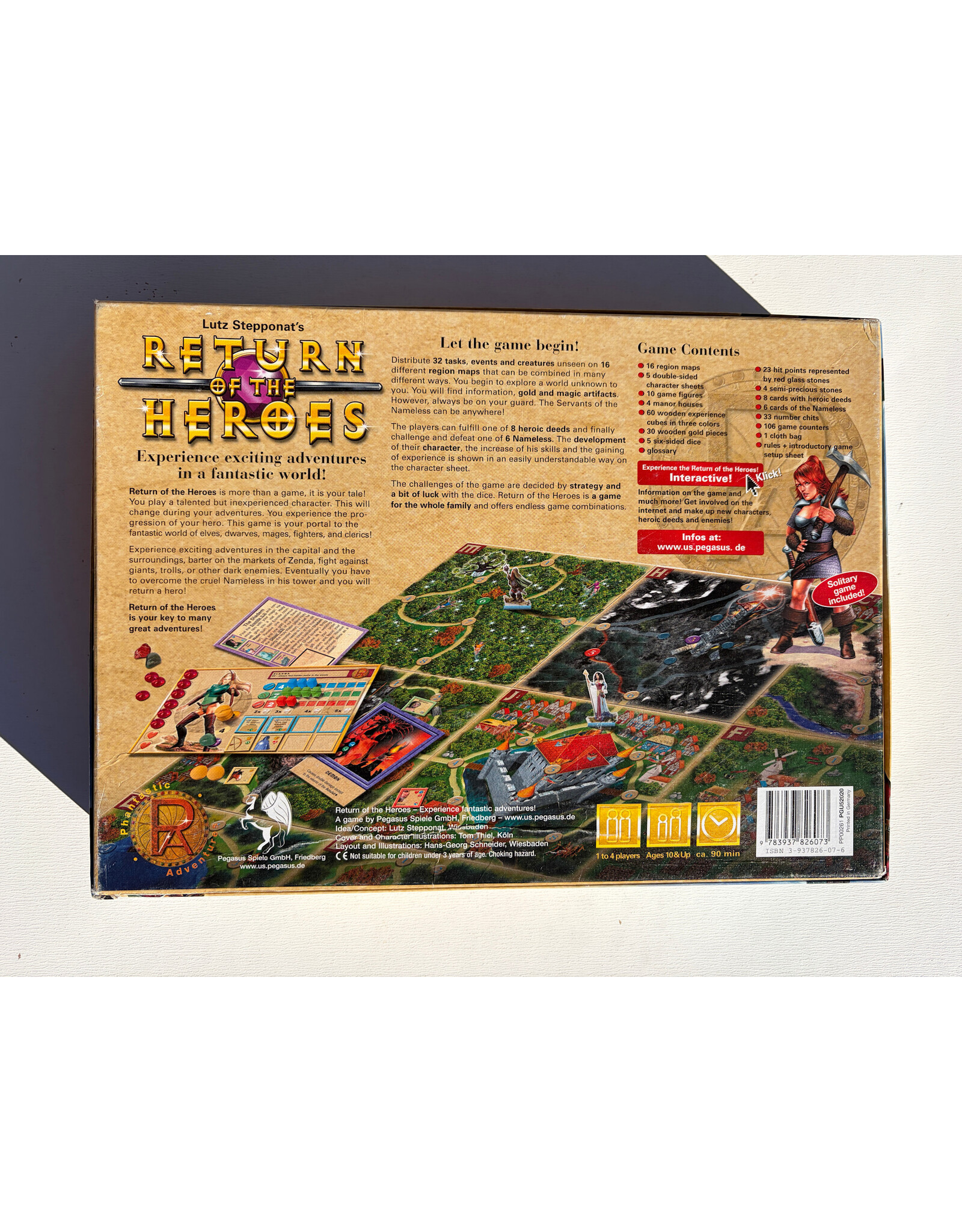 Pegasus Press Return of the Heroes + Under the Shadow of the Dragon expansion (USED)