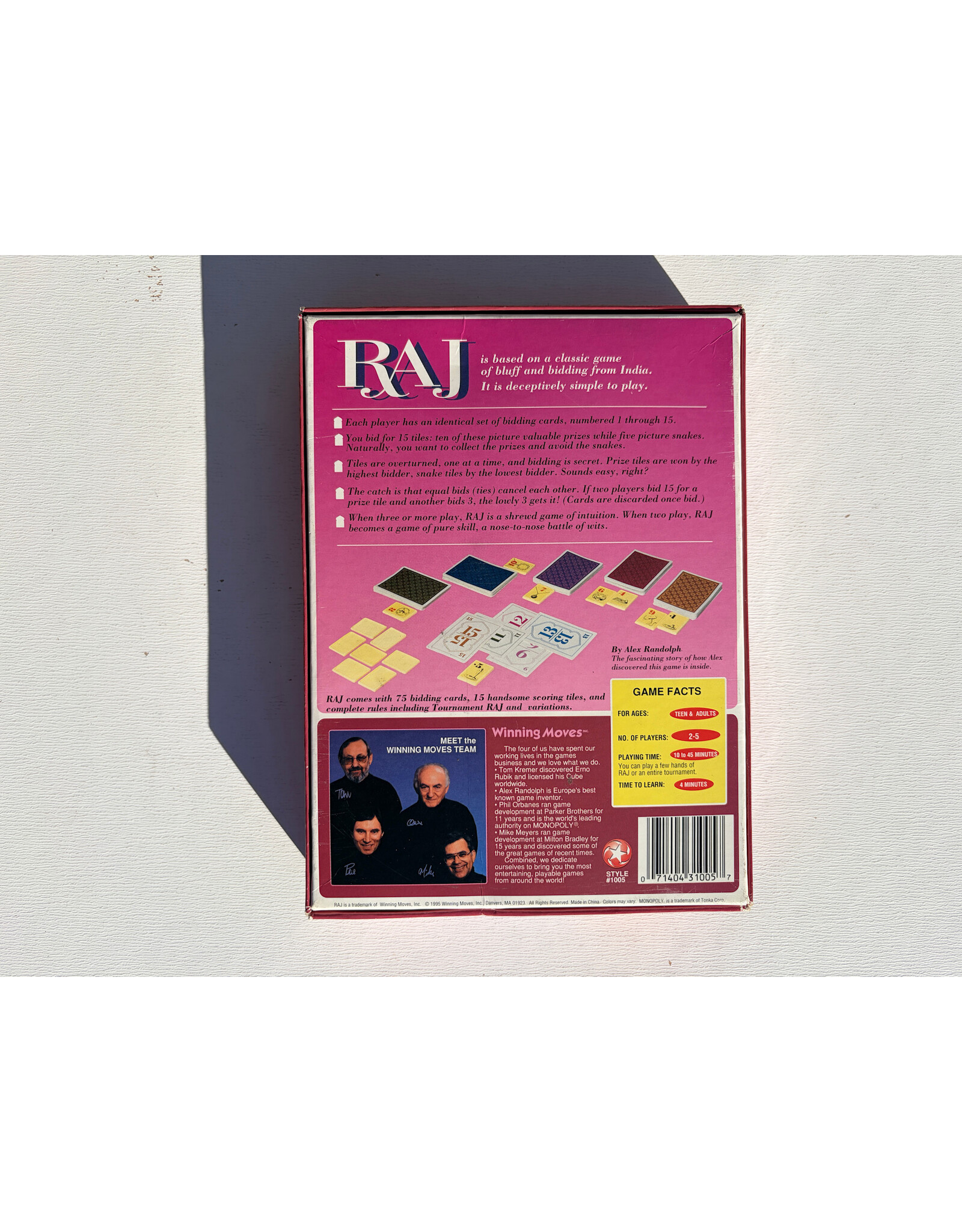 Winning Moves Games RAJ (USED)