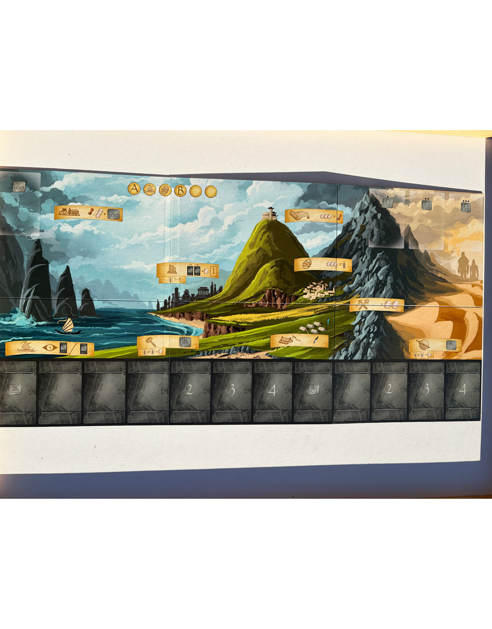 Red Raven Games The Ancient World (USED) with Sleeves