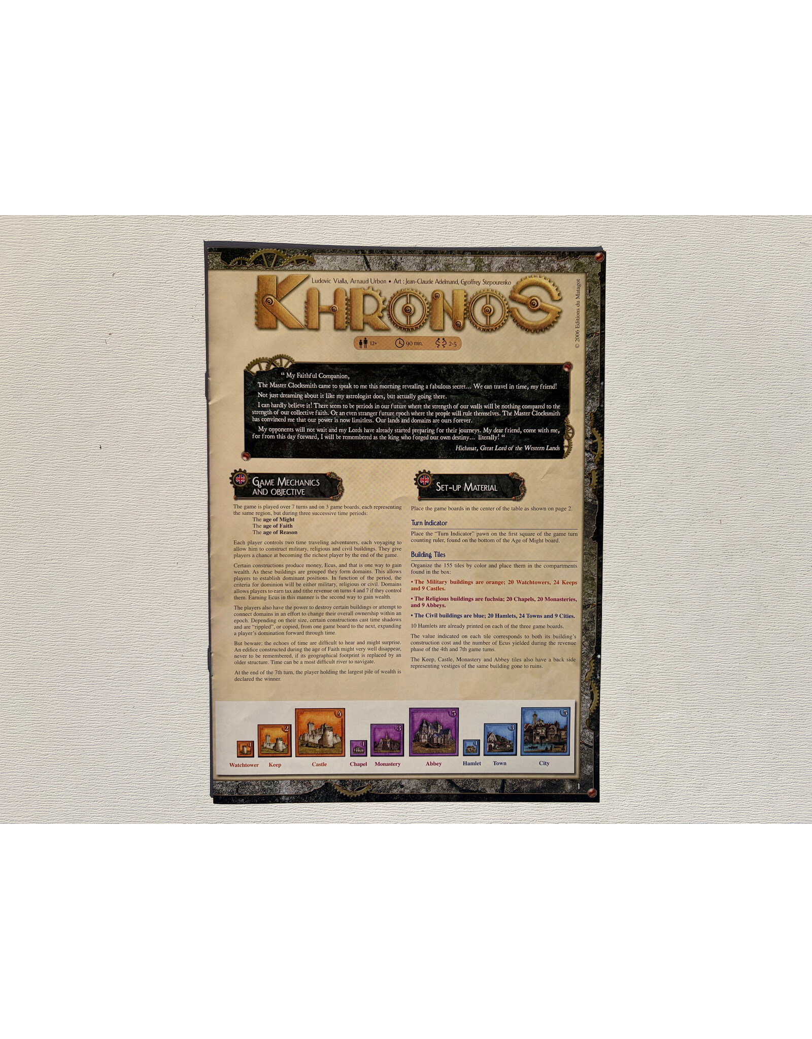 Urbon Khronos: 2nd Edition: Editon du Matagot (USED)