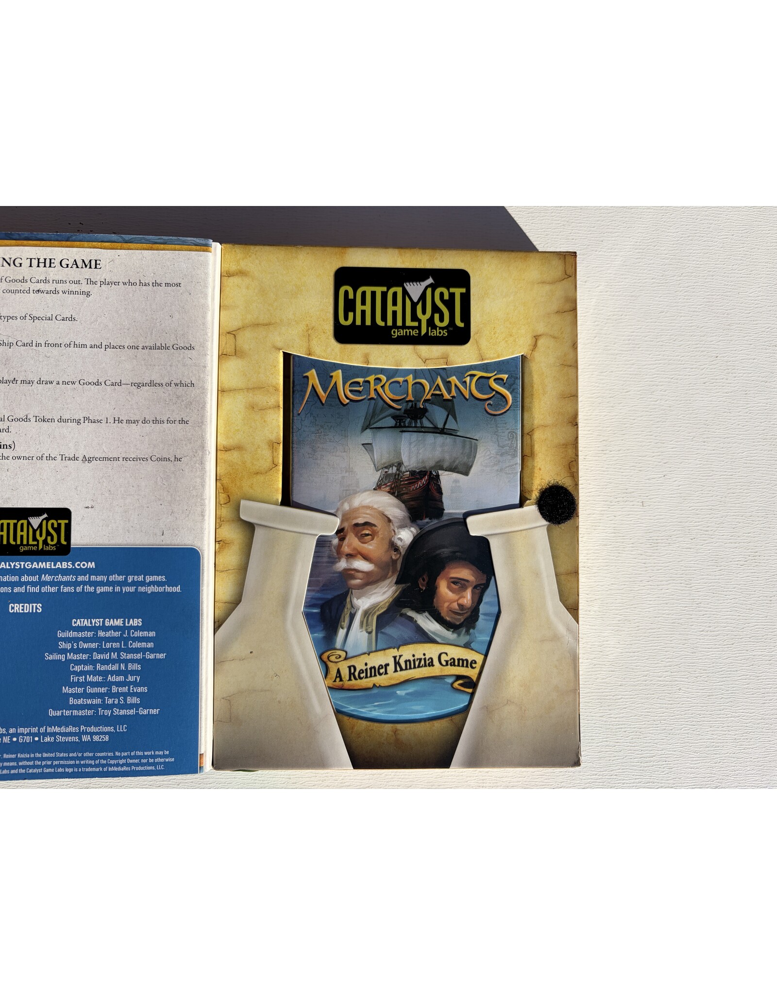 Catalyst Merchants (2007) Outer Box Opened, Game Box NIS