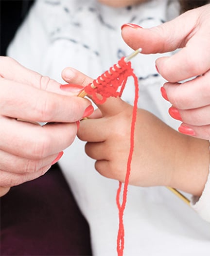 Children's Learn to Knit Kit - fibre space