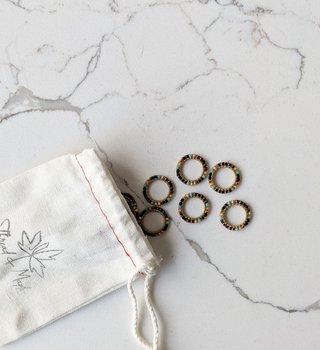 Thread and Maple Thread & Maple Bead Ring Stitch Markers