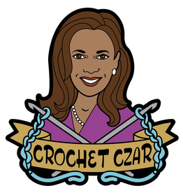 fibre space Crochet Czar VP Enamel Pin SECOND BATCH PREORDER