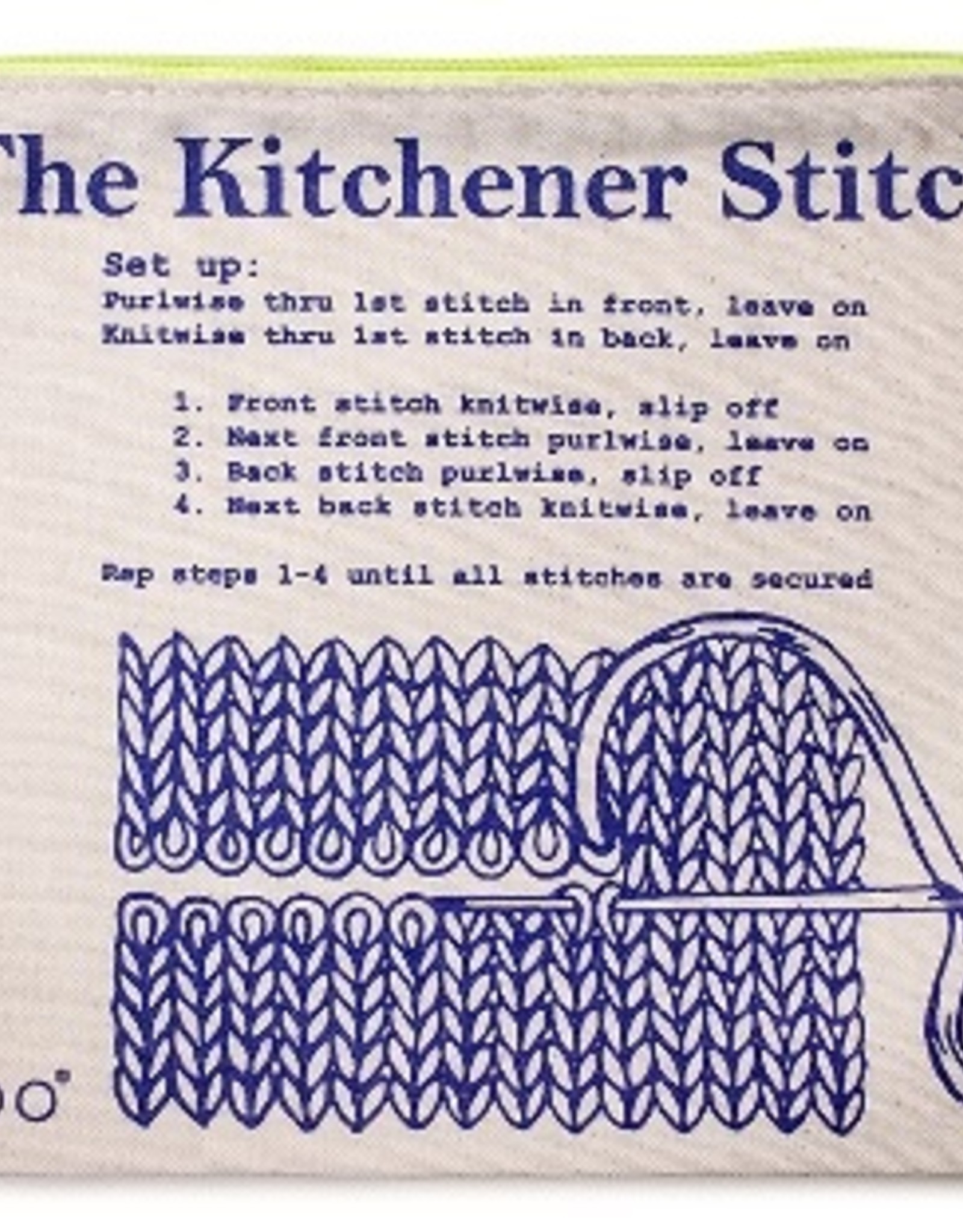 Skacel Kitchener Stitch Zip Pouch