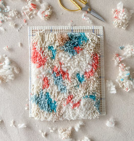 Living Fibers Living Fibers Teal & Coral Latch Hook Kit