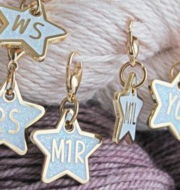 Twill&Print Glitter Star Knitter's Helpers Progress Keepers/Stitch Markers
