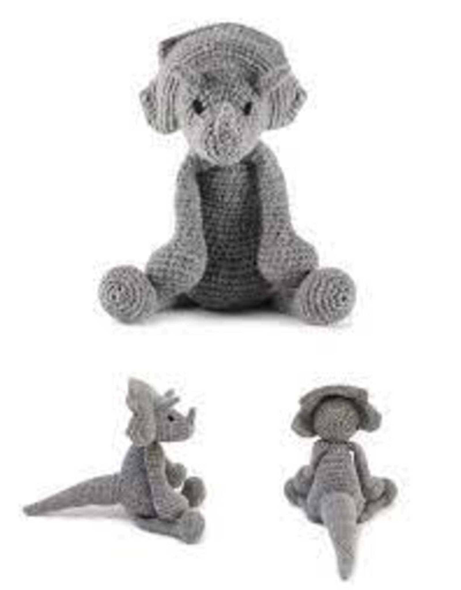 TOFT Toft Animal Crochet Kit- Victoria The Triceratops