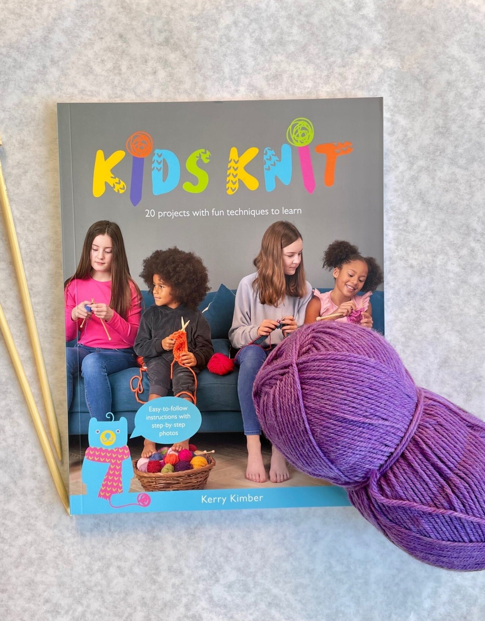 Children's Learn to Knit Kit - fibre space