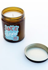 Wax & Wool Candle: Let it Snow exclusive scent