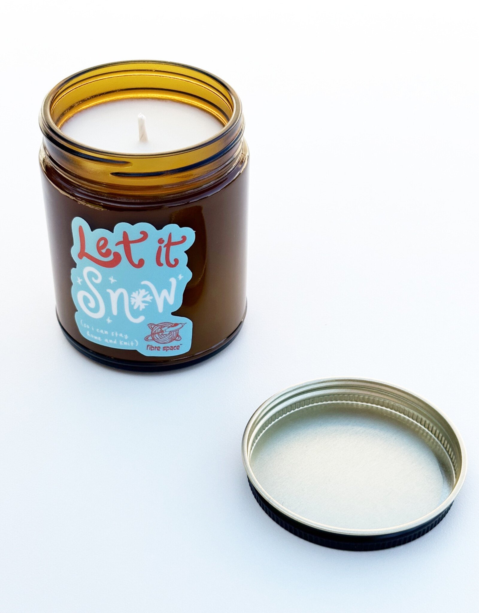 Wax & Wool Candle: Let it Snow exclusive scent