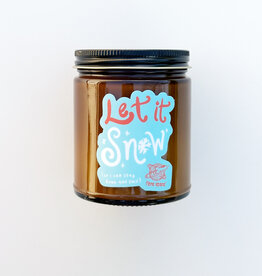 Wax & Wool Candle: Let it Snow exclusive scent