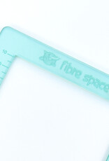 Katrinkles fibre space Swatch Ruler 4 Inch Square Teal