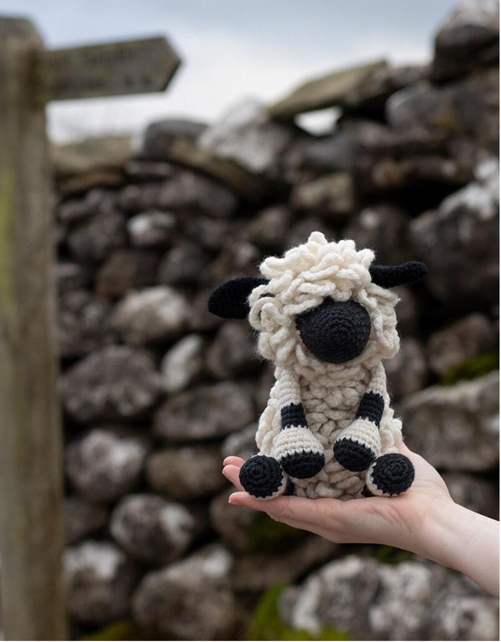 TOFT Toft Animal Crochet Kit- Lisa the Black Nosed Sheep