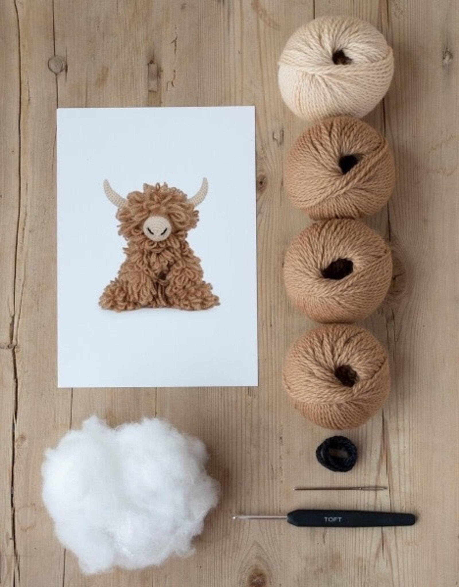 TOFT Toft Animal Crochet Kit- Morag The Highland Coo