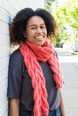 fibre space Beyond Basics: Cabled Scarf