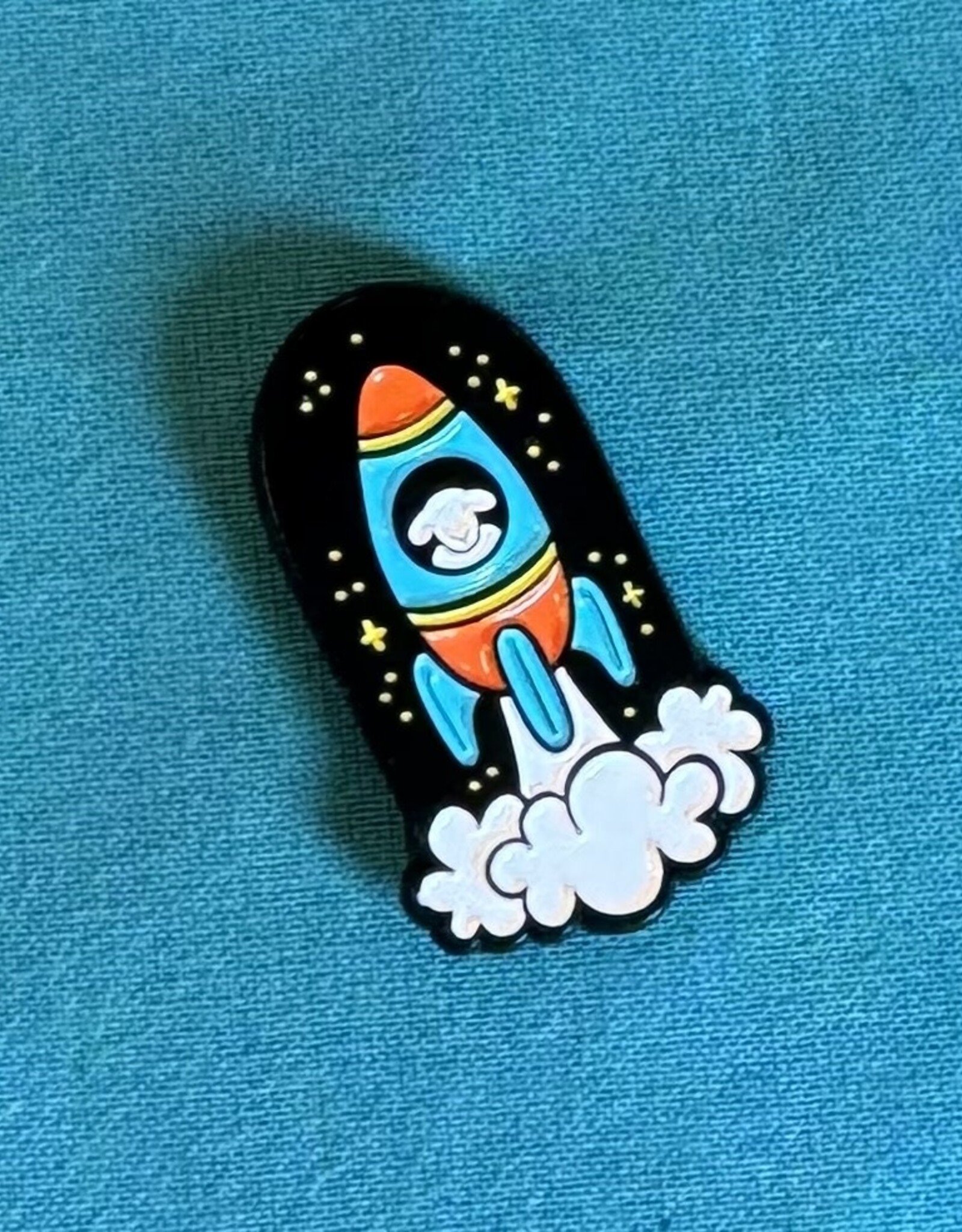 Shelli.can fibre space x Shelli Can Astronaut Enamel Pin