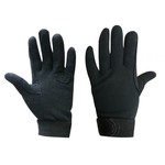 Black Cotton Gloves - Med