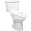 Drive Medical 12062 2" raised toilet seat w/ sidelock locking clamps