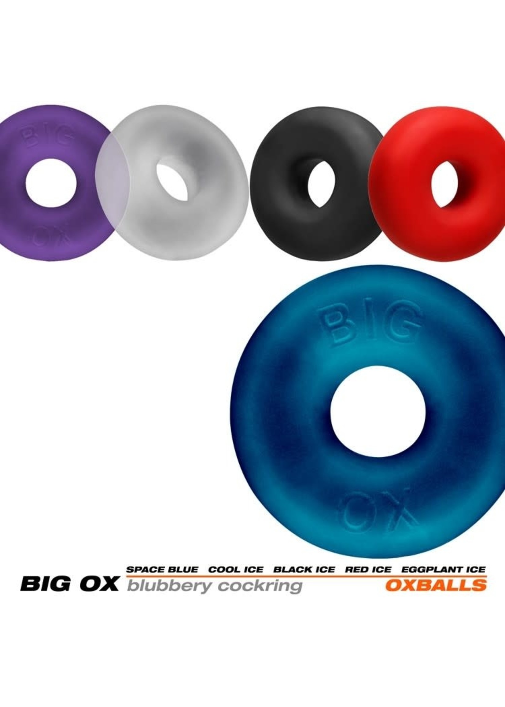 OX Balls Big Ox Super Mega Stretch Silicone Cock Ring