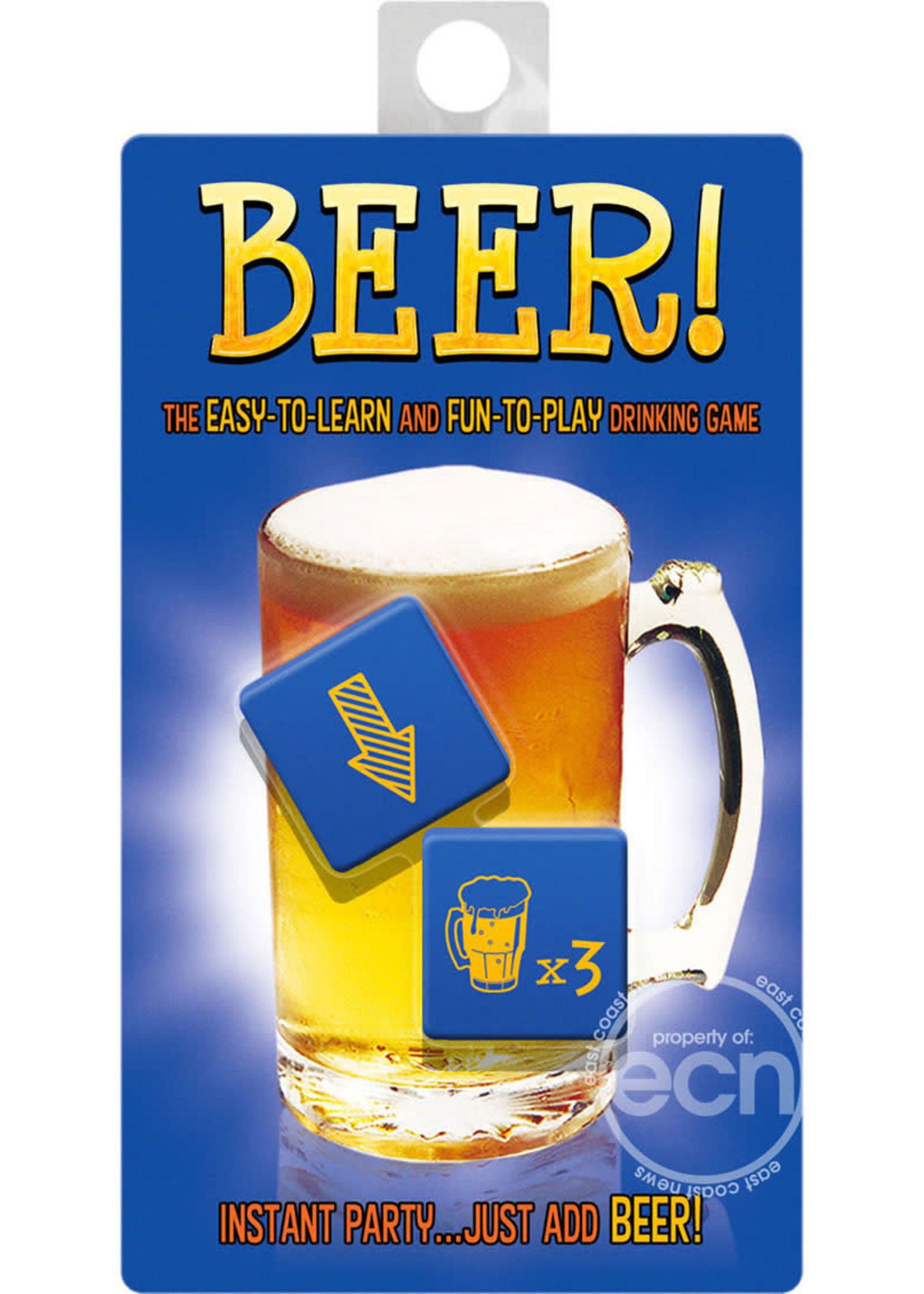 Kheper Games, Inc. Beer! Large Dice Drinking Game
