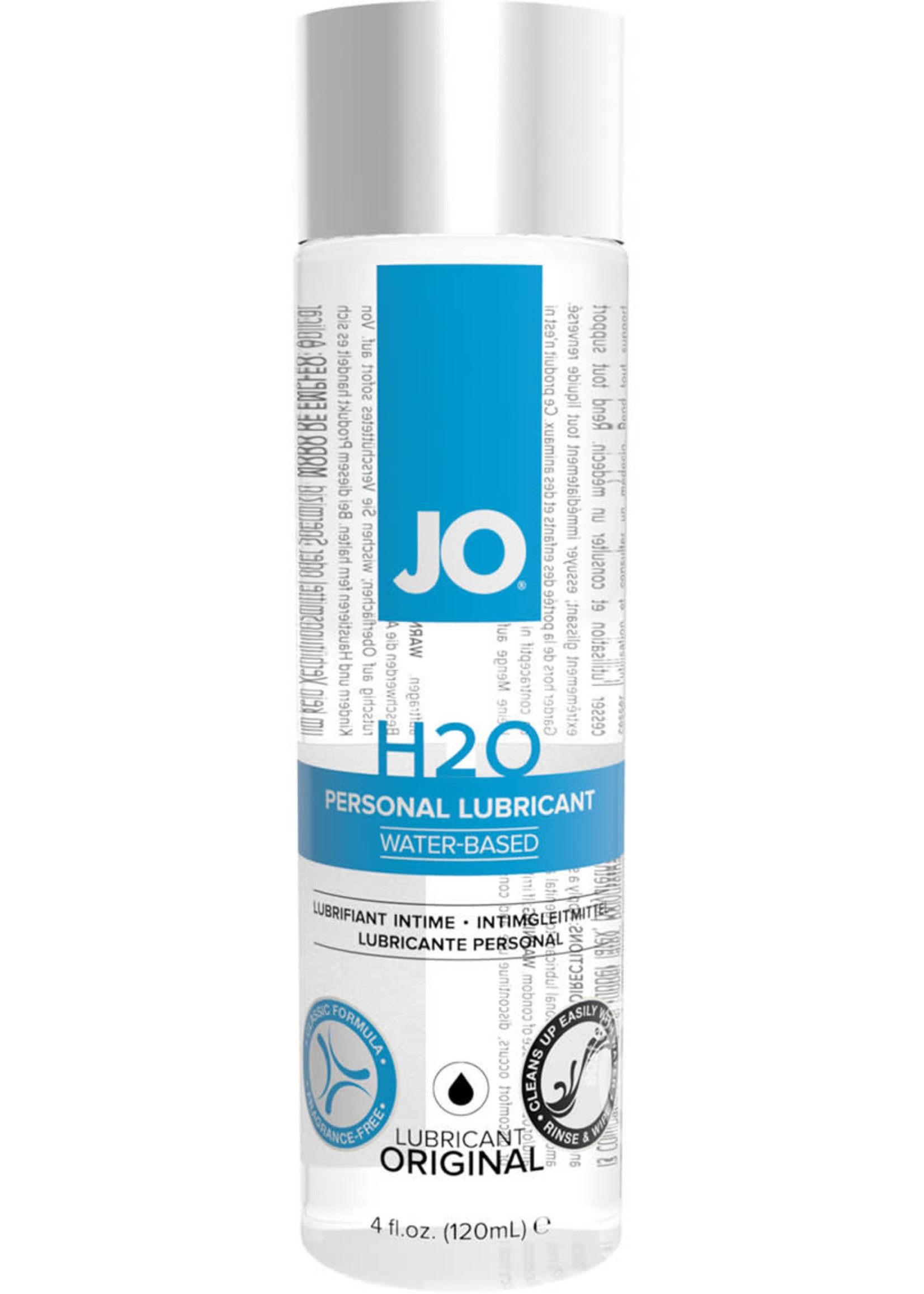 JO JO H2O Water Based Personal Lubricant Original
