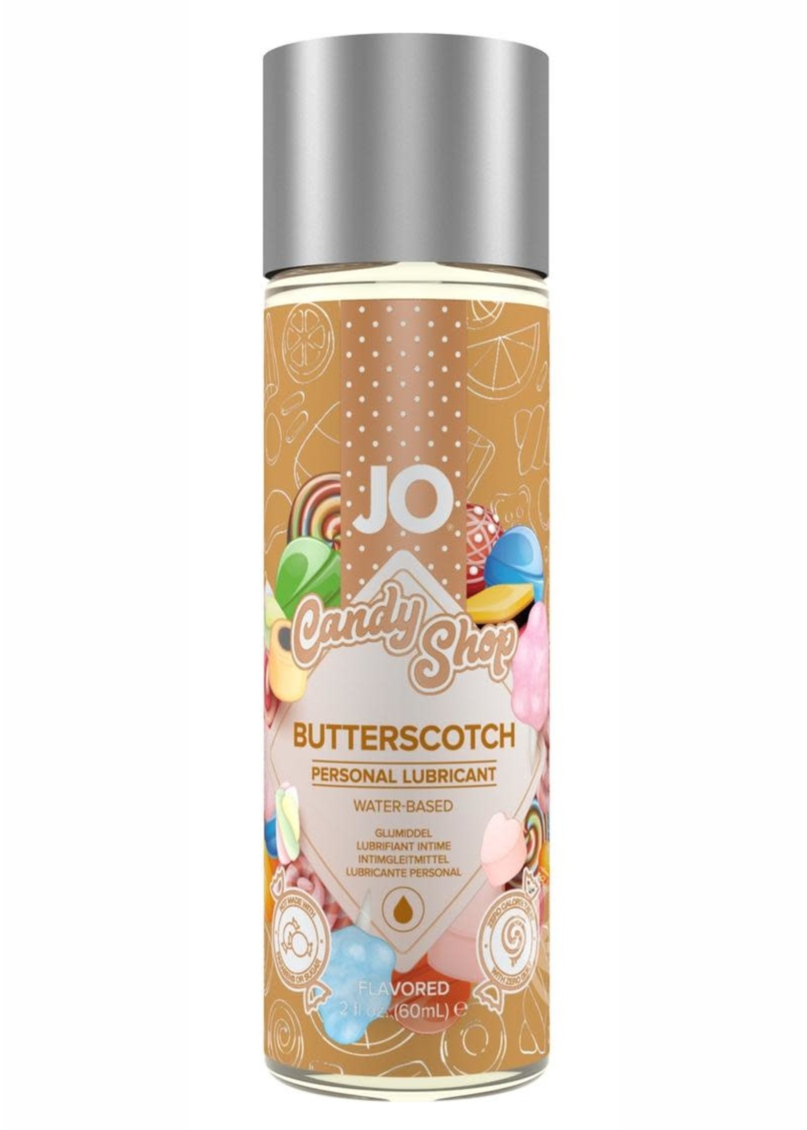 System JO Jo Candy Shop Water Based Flavored Lubricant Butterscotch 2 Ounce