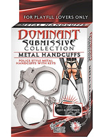Nasstoys Dominant Submissive Collection Metal Handcuffs - Silver